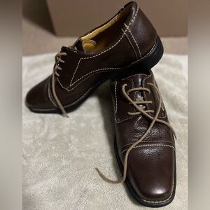 Sandro Moscoloni Brown Leather Oxford
